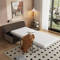 Lit d'appoint pliant ottoman double avec matelas, lit d'invité compact convertible pour salon