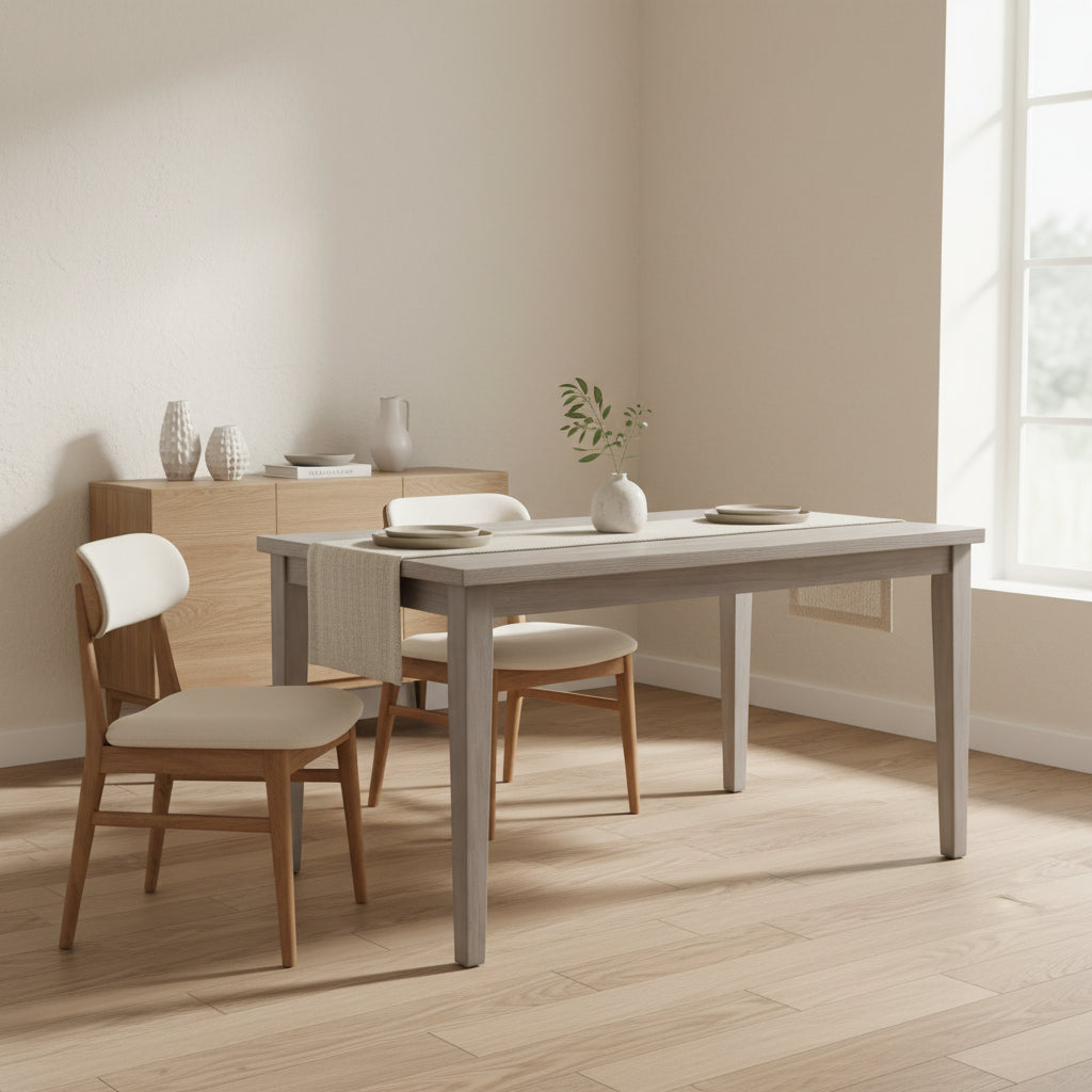 Parallen Gray Rectangular Dining Table