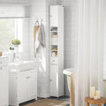 Meuble Colonne de Salle de Bain BZR34-W Armoire de Rangement