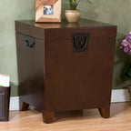 Table d'appoint Liatris Espresso Trunk