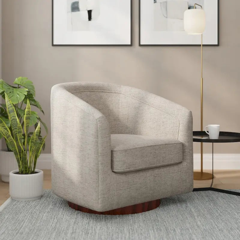 Fauteuil baquet avec piètement pivotant à 360° gainé de vinyle