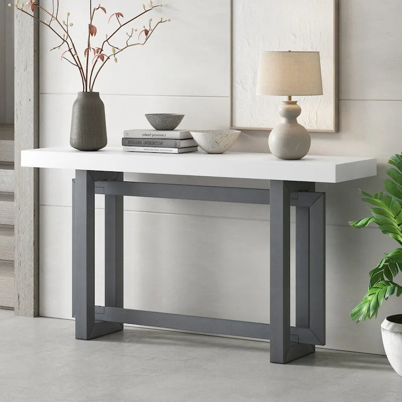 Table console contemporaine pour entrée de salon