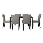 Chaise de salle à manger Glam en bois (lot de 7)