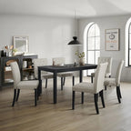 CraftPorch Glam 7-Piece Wooden Dining Chair
